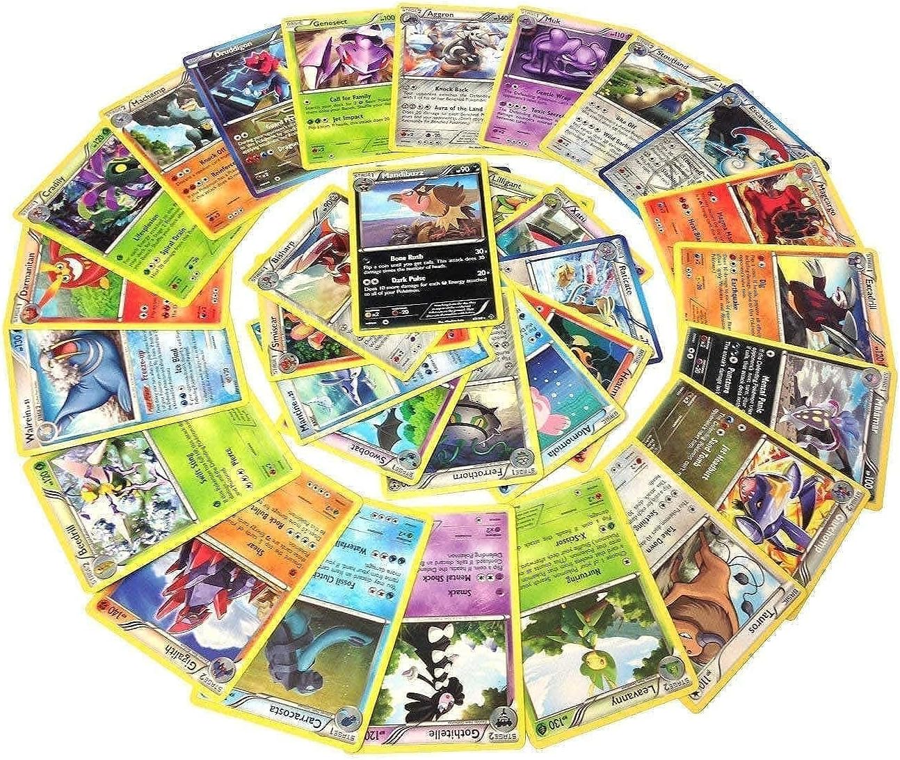 25 sällsynta Pokémon-kort med 100 hk eller högre (sorterat set utan dubbletter)